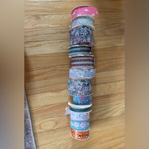 Lot of 12 vintage craft ribbons